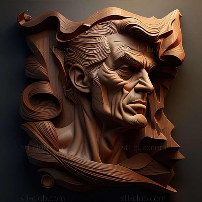 3D model Mel Ramos American artist (STL)